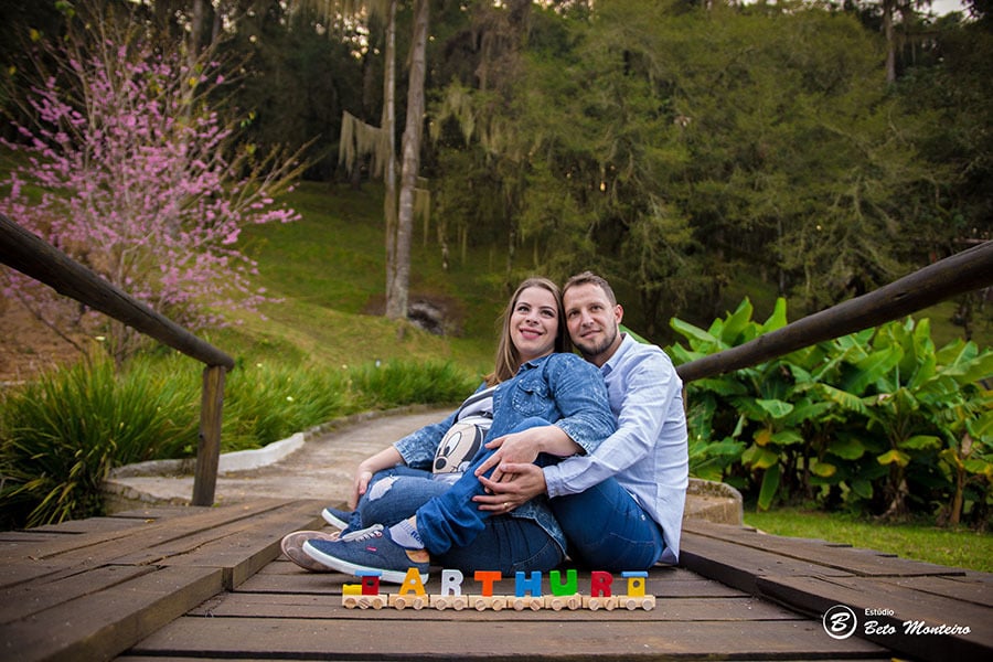 Book Gestante - Bruna e Gui - Curitiba - Externa - Chácara - Estúdio - Grávida - Menino - Estúdio Beto Monteiro