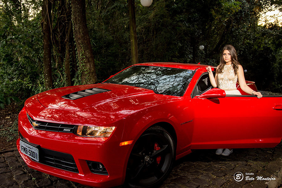 Book - 15 anos - Giullia Camila Londrina - Externa - Estúdio Beto Monteiro - Camaro Vermelho