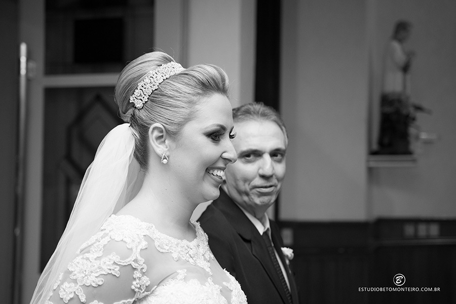 Noiva com o Pai - Casamento Debora e Rodrigo - Fotografia e Filmagem de Casamento - Curitiba - Londrina - Moress Buffet - Estúdio Beto Monteiro