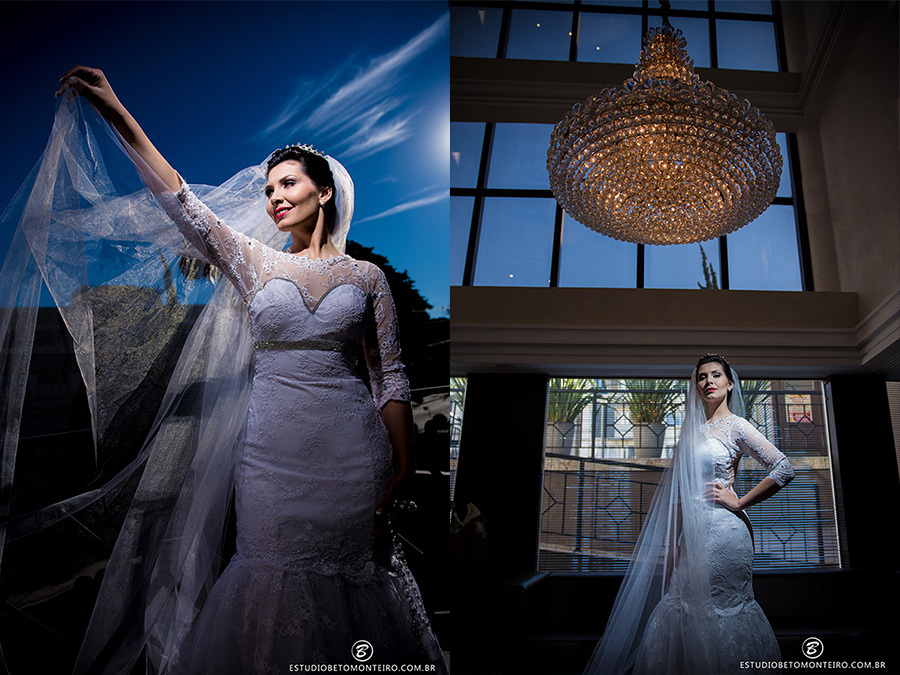 Casamento Nayara e Angelo - Mansão Merano - Curitiba - Fotografia e Filmagem - Estudio Beto Monteiro - Noiva fazendo pose