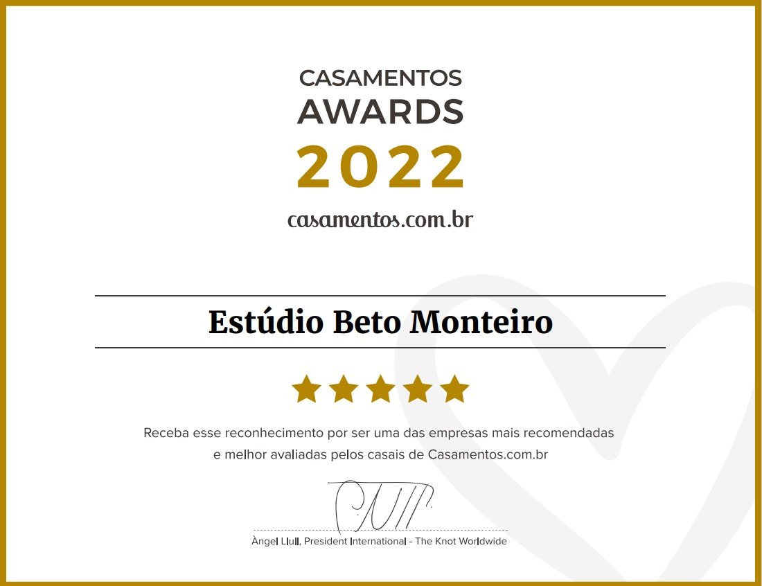 Casamentos Award - Ganhamos o prêmio 