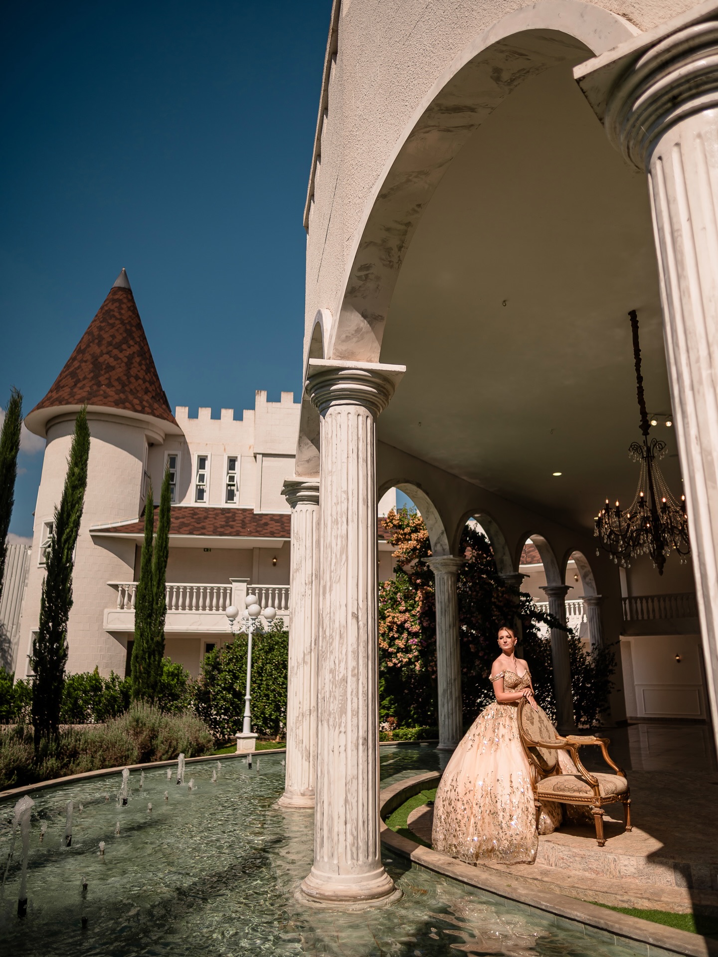 Editorial de Debutante para @rentawish_debut noa incríveis cenários do @castelloreale